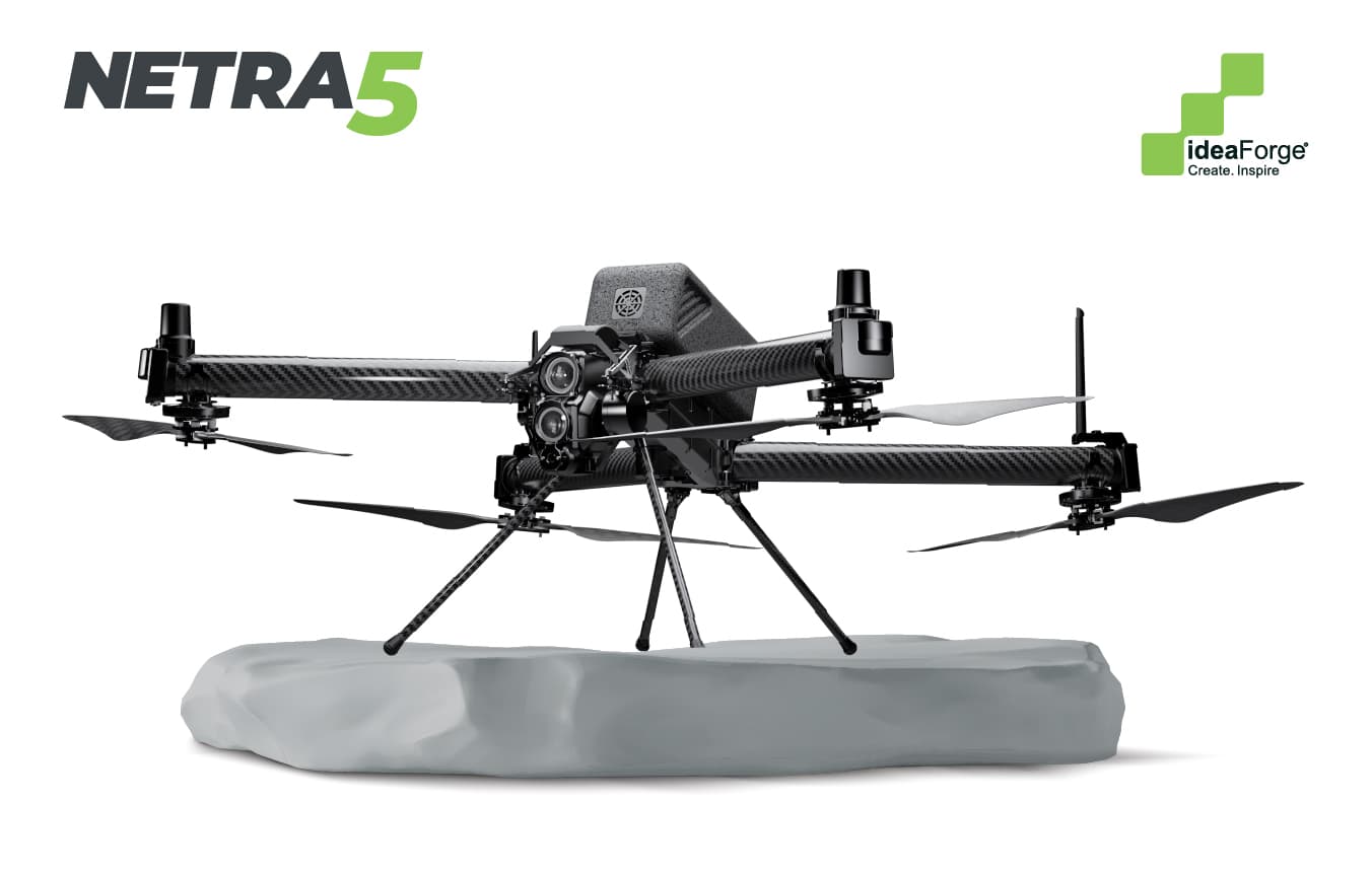 ideaForge Sets New Benchmarks with NETRA 5: A Resilient, Versatile and Futureproof UAV for Critical Missions