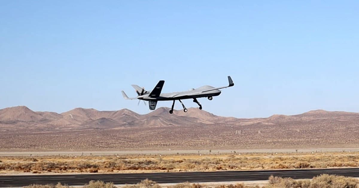 GA-ASI Marks First Flight of Belgium's MQ-9B SkyGuardian