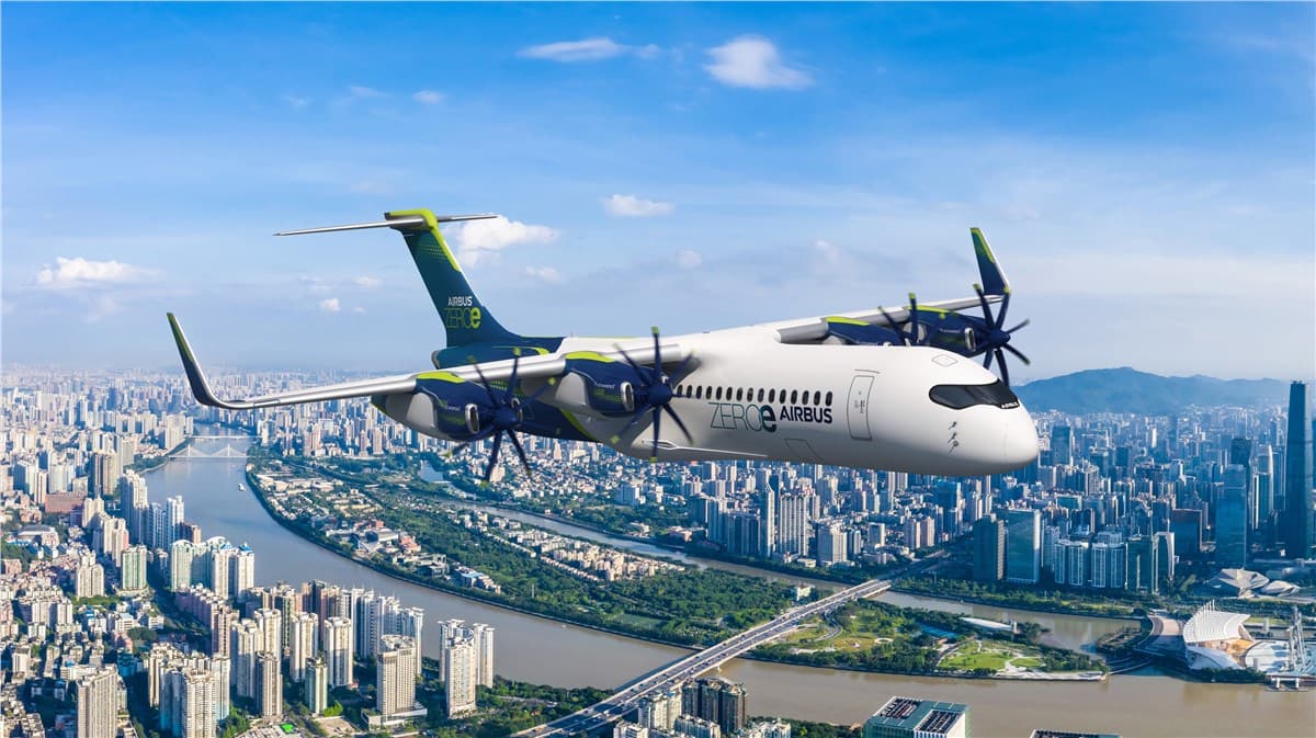Airbus Reveals Hydrogen Fuel Cell Aircraft Concept for Future Aviation