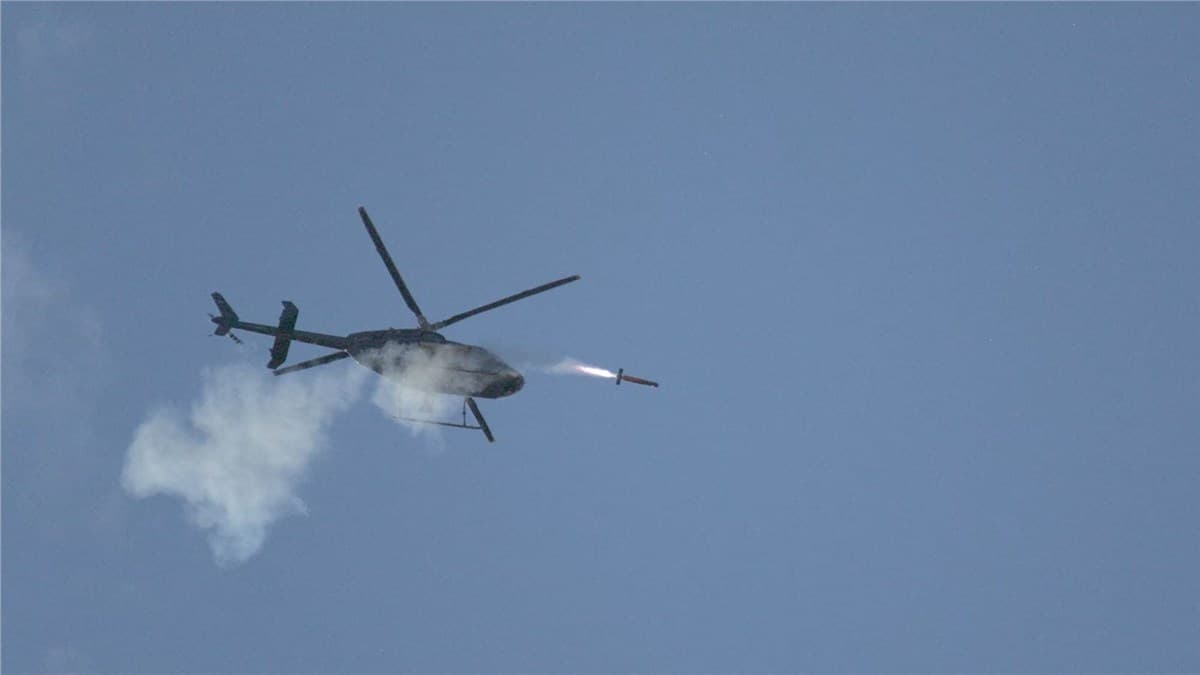 Raytheon Tests Coyote LE SR from Helicopter