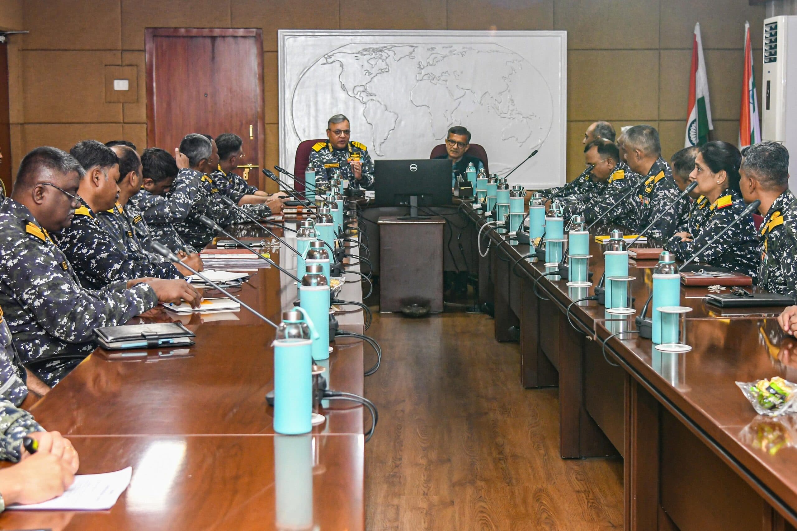 DEFENCE SECRETARY VISITS EASTERN NAVAL COMMAND