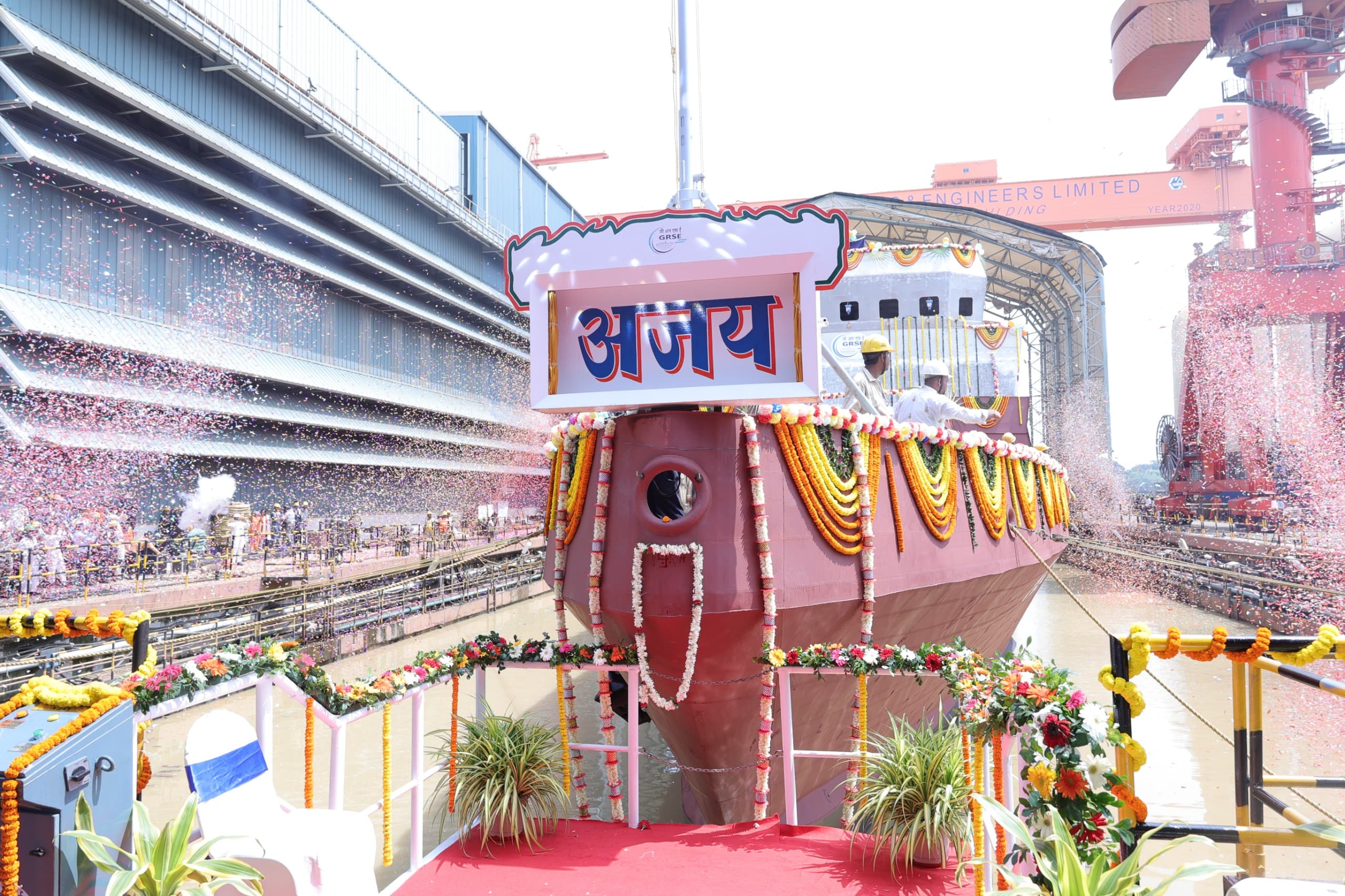 Yard 3034 (Ajay) , ASW SWC Launched