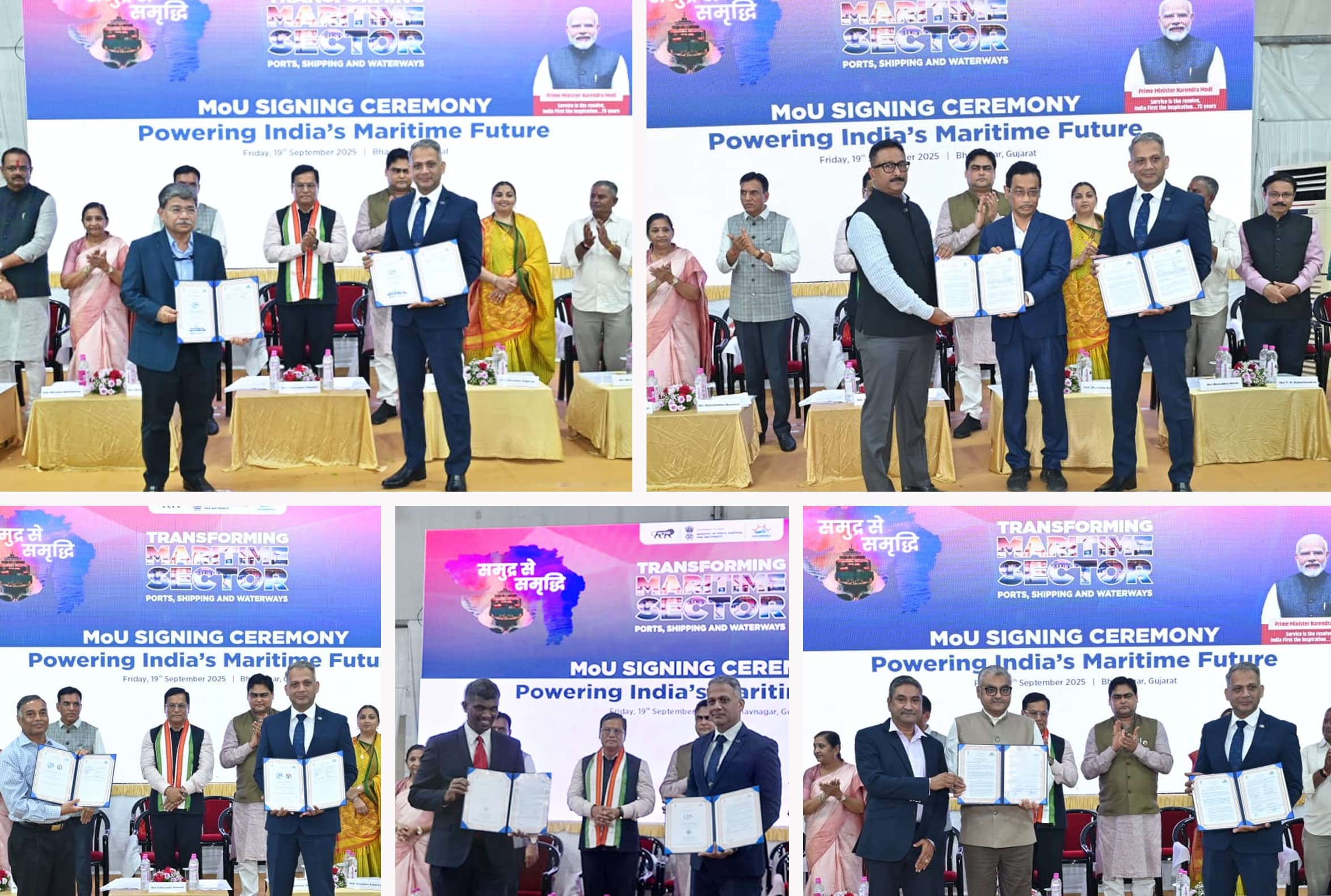 GRSE SIGNS FIVE MoUs, EXPANDS HORIZONS IN MARITIME SECTOR