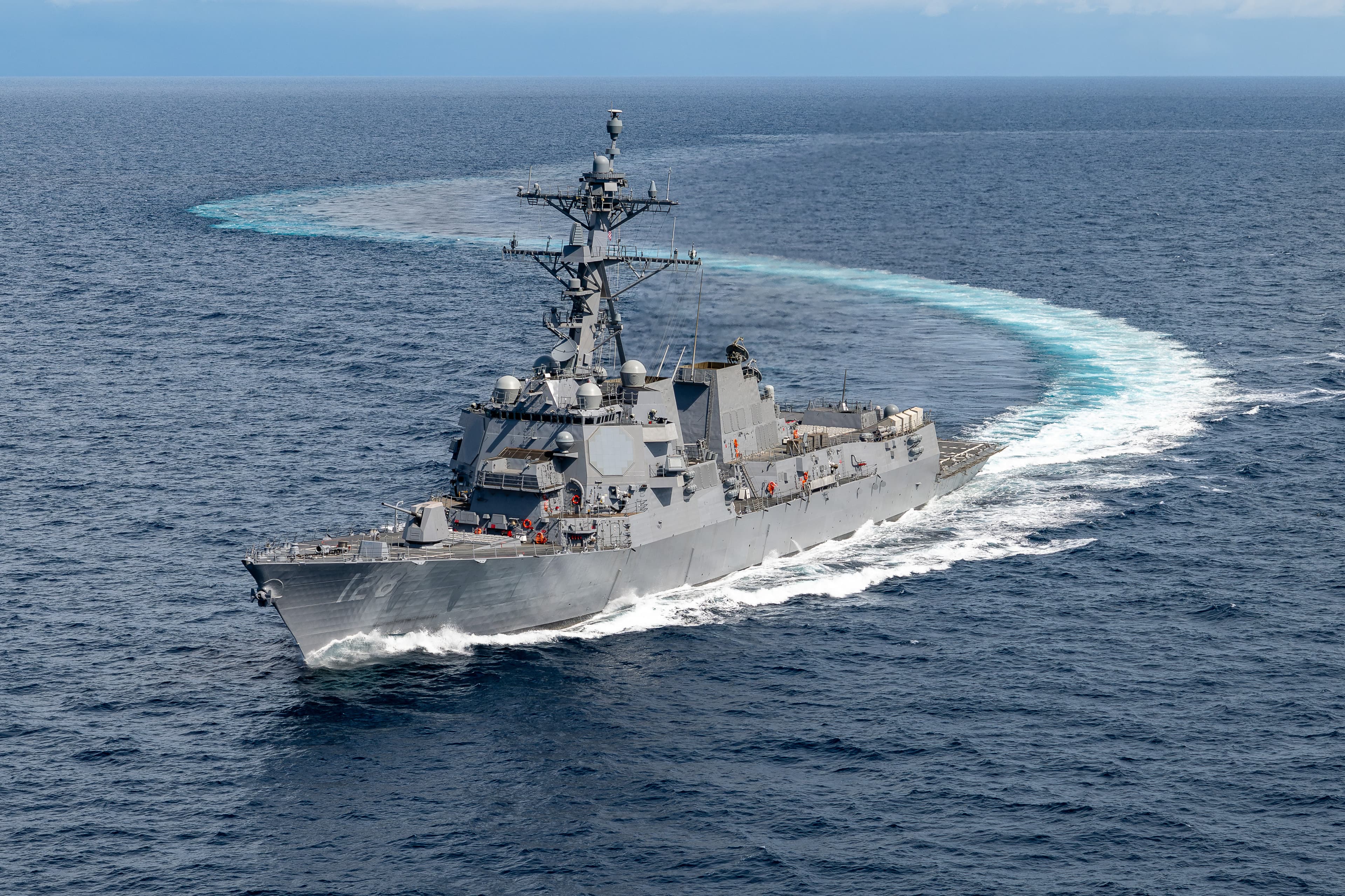 HII Successfully Completes Builder’s Sea Trials for Destroyer Ted Stevens (DDG 128)