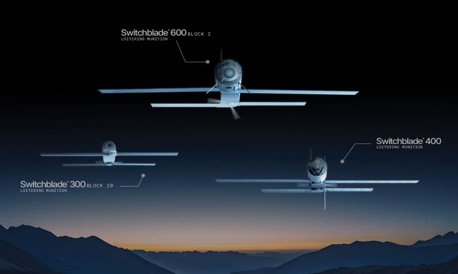 AeroVironment Unveils Three New Switchblades