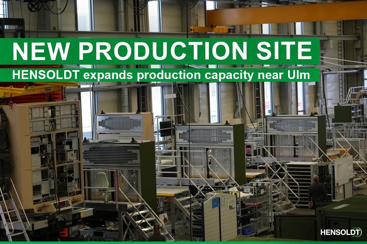 New HENSOLDT Site to Produce 1000 Defence Radars Annually from 2027