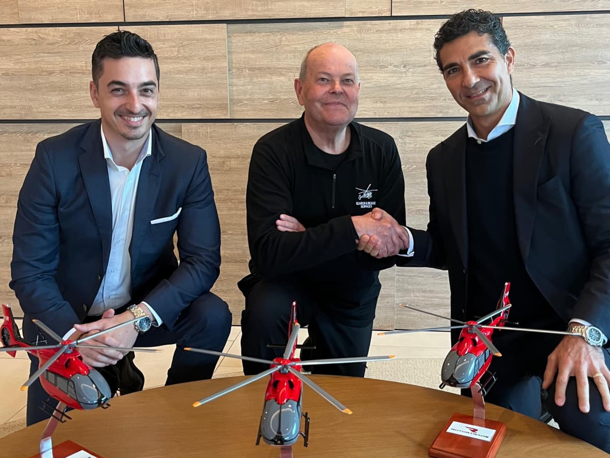 Rotortrade Delivers Three Airbus H145 D3 Helicopters to SRSL, New Zealand